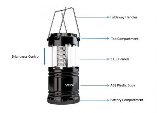 Vont Camping Lantern Design