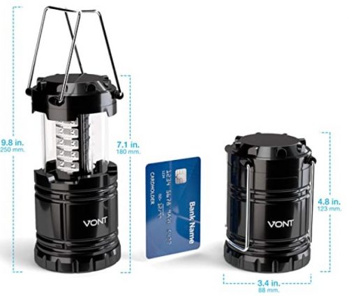 Vont Camping Lantern Size